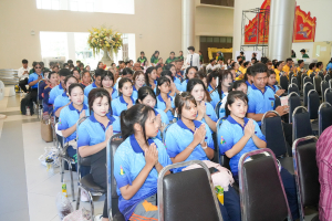 สำนักศิลปะและวัฒนธรรม จัดงานสืบสานงานประเพณีเข้าพรรษา ถวายผ้าอาบน้ำฝนและเทียนพรรษา ปี พ.ศ. 2568