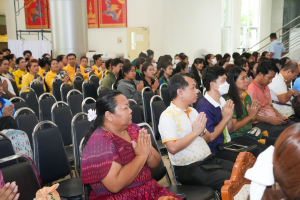 สำนักศิลปะและวัฒนธรรม จัดงานสืบสานงานประเพณีเข้าพรรษา ถวายผ้าอาบน้ำฝนและเทียนพรรษา ปี พ.ศ. 2568