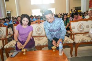 สำนักศิลปะและวัฒนธรรม จัดงานสืบสานงานประเพณีเข้าพรรษา ถวายผ้าอาบน้ำฝนและเทียนพรรษา ปี พ.ศ. 2568