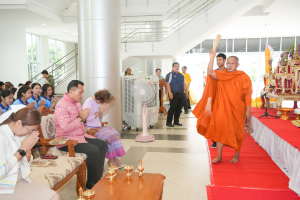 สำนักศิลปะและวัฒนธรรม จัดงานสืบสานงานประเพณีเข้าพรรษา ถวายผ้าอาบน้ำฝนและเทียนพรรษา ปี พ.ศ. 2568