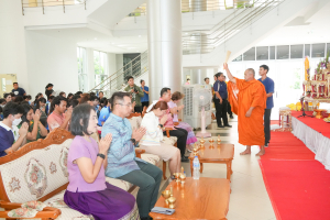 สำนักศิลปะและวัฒนธรรม จัดงานสืบสานงานประเพณีเข้าพรรษา ถวายผ้าอาบน้ำฝนและเทียนพรรษา ปี พ.ศ. 2568