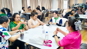 กองพัฒนานักศึกษา จัดอบรมศิลป์ดินไทย สร้างอาชีพด้วยมือ ให้แก่นักศึกษา บุคลากร และประชาชน