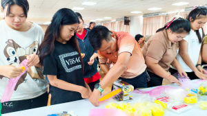 กองพัฒนานักศึกษา จัดอบรมศิลป์ดินไทย สร้างอาชีพด้วยมือ ให้แก่นักศึกษา บุคลากร และประชาชน