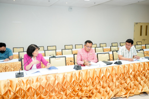 การประชุม คกก.ขับเคลื่อนการดำเนินงานตามเกณฑ์ EdPEx V มรภ.เทพสตรี ประจำปีการศึกษา 2567 ครั้งที่ 3/68