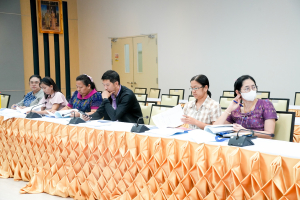 การประชุม คกก.ขับเคลื่อนการดำเนินงานตามเกณฑ์ EdPEx V มรภ.เทพสตรี ประจำปีการศึกษา 2567 ครั้งที่ 3/68