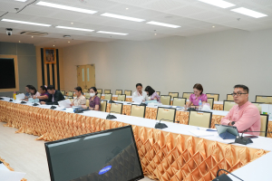 การประชุม คกก.ขับเคลื่อนการดำเนินงานตามเกณฑ์ EdPEx V มรภ.เทพสตรี ประจำปีการศึกษา 2567 ครั้งที่ 3/68