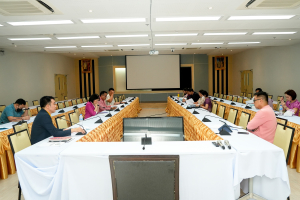 การประชุม คกก.ขับเคลื่อนการดำเนินงานตามเกณฑ์ EdPEx V มรภ.เทพสตรี ประจำปีการศึกษา 2567 ครั้งที่ 3/68