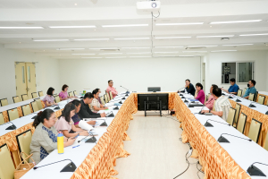 การประชุม คกก.ขับเคลื่อนการดำเนินงานตามเกณฑ์ EdPEx V มรภ.เทพสตรี ประจำปีการศึกษา 2567 ครั้งที่ 3/68