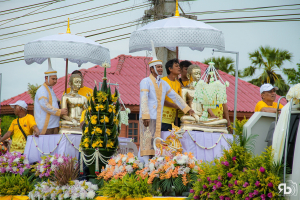 มรภ.เทพสตรี ร่วมพิธีอัญเชิญรับพระศรีอาริยเมตไตรย์ (องค์จำลอง) กลับ ณ วัดไลย์