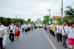 มรภ.เทพสตรี ร่วมพิธีอัญเชิญรับพระศรีอาริยเมตไตรย์ (องค์จำลอง) กลับ ณ วัดไลย์