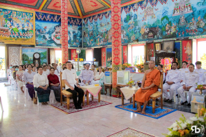 มรภ.เทพสตรี ร่วมพิธีอัญเชิญรับพระศรีอาริยเมตไตรย์ (องค์จำลอง) กลับ ณ วัดไลย์