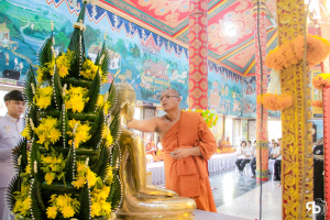 มรภ.เทพสตรี ร่วมพิธีอัญเชิญรับพระศรีอาริยเมตไตรย์ (องค์จำลอง) กลับ ณ วัดไลย์