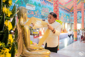 มรภ.เทพสตรี ร่วมพิธีอัญเชิญรับพระศรีอาริยเมตไตรย์ (องค์จำลอง) กลับ ณ วัดไลย์
