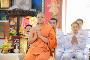 มรภ.เทพสตรี ร่วมพิธีอัญเชิญรับพระศรีอาริยเมตไตรย์ (องค์จำลอง) กลับ ณ วัดไลย์