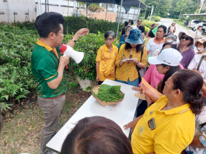 ศูนย์ส่งเสริมการเรียนรู้ระดับอำเภอโพธิ์ทอง นำประชาชนเข้าศึกษาดูงานและร่วมทำกิจกรรมฐานการเรียนรู้ด้านเกษตรกรรมของศูนย์ส่งเสริมการจัดการศึกษาตามพระบรมราโชบาย มรภ.เทพสตรี