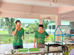 ศูนย์ส่งเสริมการเรียนรู้ระดับอำเภอโพธิ์ทอง นำประชาชนเข้าศึกษาดูงานและร่วมทำกิจกรรมฐานการเรียนรู้ด้านเกษตรกรรมของศูนย์ส่งเสริมการจัดการศึกษาตามพระบรมราโชบาย มรภ.เทพสตรี