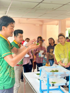 ศูนย์ส่งเสริมการเรียนรู้ระดับอำเภอโพธิ์ทอง นำประชาชนเข้าศึกษาดูงานและร่วมทำกิจกรรมฐานการเรียนรู้ด้านเกษตรกรรมของศูนย์ส่งเสริมการจัดการศึกษาตามพระบรมราโชบาย มรภ.เทพสตรี