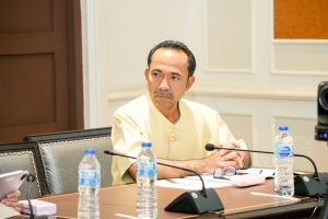 การประชุม คกก.จัดทำแบบประเมินผลการปฏิบัติราชการของคณาจารย์ประจำที่ได้รับการแต่งตั้งให้เป็นผู้บริหาร สังกัด มรภ.เทพสตรี