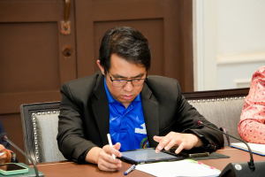 การประชุม คกก.จัดทำแบบประเมินผลการปฏิบัติราชการของคณาจารย์ประจำที่ได้รับการแต่งตั้งให้เป็นผู้บริหาร สังกัด มรภ.เทพสตรี