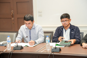 การประชุม คกก.จัดทำแบบประเมินผลการปฏิบัติราชการของคณาจารย์ประจำที่ได้รับการแต่งตั้งให้เป็นผู้บริหาร สังกัด มรภ.เทพสตรี