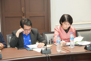 การประชุม คกก.จัดทำแบบประเมินผลการปฏิบัติราชการของคณาจารย์ประจำที่ได้รับการแต่งตั้งให้เป็นผู้บริหาร สังกัด มรภ.เทพสตรี