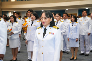 อธิการบดี มรภ.เทพสตรี พร้อมคณะผู้บริหาร คณาจารย์ บุคลากร นักเรียน และนักศึกษา จัดพิธีถวายพระพรชัยมงคล พระบาทสมเด็จพระเจ้าอยู่หัว