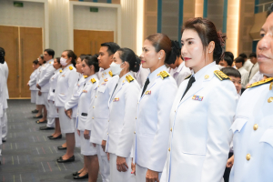 อธิการบดี มรภ.เทพสตรี พร้อมคณะผู้บริหาร คณาจารย์ บุคลากร นักเรียน และนักศึกษา จัดพิธีถวายพระพรชัยมงคล พระบาทสมเด็จพระเจ้าอยู่หัว