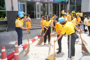 มรภ.เทพสตรี จัดกิจกรรม จิตอาสา เราทำความดีด้วยหัวใจ เนื่องในโอกาสวันเฉลิมพระชนมพรรษา พระบาทสมเด็จพระเจ้าอยู่หัว 73 พรรษา