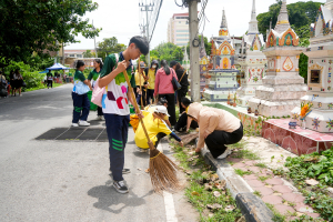 มรภ.เทพสตรี จัดกิจกรรม จิตอาสา เราทำความดีด้วยหัวใจ เนื่องในโอกาสวันเฉลิมพระชนมพรรษา พระบาทสมเด็จพระเจ้าอยู่หัว 73 พรรษา