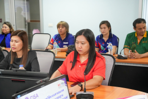 คณะวิทยาการจัดการจัดอบรมการใช้ระบบสารสนเทศหลักสูตรเพื่อการรับรองมาตรฐานการอุดมศึกษาในหลักสูตรการศึกษา (CISA)