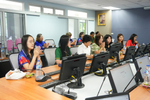 คณะวิทยาการจัดการจัดอบรมการใช้ระบบสารสนเทศหลักสูตรเพื่อการรับรองมาตรฐานการอุดมศึกษาในหลักสูตรการศึกษา (CISA)