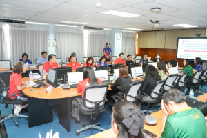 คณะวิทยาการจัดการจัดอบรมการใช้ระบบสารสนเทศหลักสูตรเพื่อการรับรองมาตรฐานการอุดมศึกษาในหลักสูตรการศึกษา (CISA)