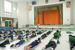 คณะเทคโนโลยีสารสนเทศ จัดโครงการส่งเสริมการออกกำลังกายเพื่อสุขภาพ