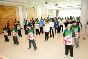 คณะเทคโนโลยีสารสนเทศ จัดโครงการส่งเสริมการออกกำลังกายเพื่อสุขภาพ