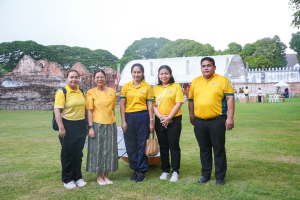 มรภ.เทพสตรี ร่วมกิจกรรมเทิดทูนสถาบัน สร้างสรรค์วิถีไทย ร่วมใจเข้าวังฟังธรรม ครั้งที่ 4 เนื่องในโอกาสวันเฉลิมพระชนมพรรษา พระบาทสมเด็จพระเจ้าอยู่หัว