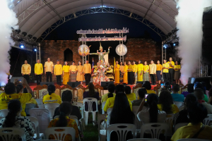 มรภ.เทพสตรี ร่วมกิจกรรมเทิดทูนสถาบัน สร้างสรรค์วิถีไทย ร่วมใจเข้าวังฟังธรรม ครั้งที่ 4 เนื่องในโอกาสวันเฉลิมพระชนมพรรษา พระบาทสมเด็จพระเจ้าอยู่หัว
