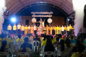 มรภ.เทพสตรี ร่วมกิจกรรมเทิดทูนสถาบัน สร้างสรรค์วิถีไทย ร่วมใจเข้าวังฟังธรรม ครั้งที่ 4 เนื่องในโอกาสวันเฉลิมพระชนมพรรษา พระบาทสมเด็จพระเจ้าอยู่หัว