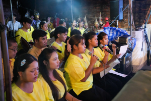มรภ.เทพสตรี ร่วมกิจกรรมเทิดทูนสถาบัน สร้างสรรค์วิถีไทย ร่วมใจเข้าวังฟังธรรม ครั้งที่ 4 เนื่องในโอกาสวันเฉลิมพระชนมพรรษา พระบาทสมเด็จพระเจ้าอยู่หัว