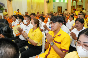 มรภ.เทพสตรี ร่วมพิธีเจริญพระพุทธมนต์ถวายพระพรชัยมงคลแด่ พระบาทสมเด็จพระเจ้าอยู่หัว และพระบรมวงศานุวงศ์ ประจำปี พ.ศ. 2568 ครั้งที่ 7