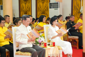 มรภ.เทพสตรี ร่วมพิธีเจริญพระพุทธมนต์ถวายพระพรชัยมงคลแด่ พระบาทสมเด็จพระเจ้าอยู่หัว และพระบรมวงศานุวงศ์ ประจำปี พ.ศ. 2568 ครั้งที่ 7