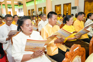 มรภ.เทพสตรี ร่วมพิธีเจริญพระพุทธมนต์ถวายพระพรชัยมงคลแด่ พระบาทสมเด็จพระเจ้าอยู่หัว และพระบรมวงศานุวงศ์ ประจำปี พ.ศ. 2568 ครั้งที่ 7