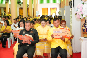 มรภ.เทพสตรี ร่วมพิธีเจริญพระพุทธมนต์ถวายพระพรชัยมงคลแด่ พระบาทสมเด็จพระเจ้าอยู่หัว และพระบรมวงศานุวงศ์ ประจำปี พ.ศ. 2568 ครั้งที่ 7