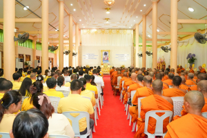 มรภ.เทพสตรี ร่วมพิธีเจริญพระพุทธมนต์ถวายพระพรชัยมงคลแด่ พระบาทสมเด็จพระเจ้าอยู่หัว และพระบรมวงศานุวงศ์ ประจำปี พ.ศ. 2568 ครั้งที่ 7