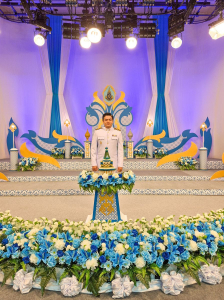 ผู้แทนผู้บริหาร คณาจารย์ บุคลากร นักเรียน และนักศึกษา มรภ.เทพสตรี บันทึกเทปโทรทัศน์ถวายพระพรชัยมงคล สมเด็จพระนางเจ้าสิริกิติ์ พระบรมราชินีนาถ พระบรมราชชนนีพันปีหลวง
