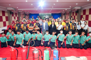 สำนักวิทยบริการฯ จัดอบรมระงับเหตุอัคคีภัยในอาคาร เพื่อยกระดับมาตรฐานการบริการและความปลอดภัยของสำนักวิทยบริการฯ