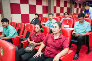 สำนักวิทยบริการฯ จัดอบรมระงับเหตุอัคคีภัยในอาคาร เพื่อยกระดับมาตรฐานการบริการและความปลอดภัยของสำนักวิทยบริการฯ