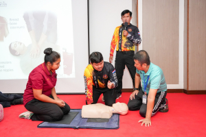 สำนักวิทยบริการฯ จัดอบรมระงับเหตุอัคคีภัยในอาคาร เพื่อยกระดับมาตรฐานการบริการและความปลอดภัยของสำนักวิทยบริการฯ