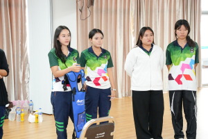 กองพัฒนานักศึกษาจัดอบรมการปฐมพยาบาลเบื้องต้นและช่วยฟื้นคืนชีพขั้นพื้นฐาน