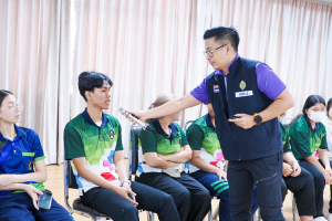 กองพัฒนานักศึกษาจัดโครงการพัฒนาความเป็นพลเมืองในระบอบประชาธิปไตยอันมีพระมหากษัตริย์ทรงเป็นประมุข