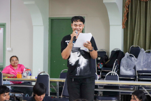 คณะมนุษยศาสตร์ จัดโครงการพัฒนาชุมชนและผู้นำชุมชนท้องถิ่น “นวัตกรรมสร้างสุขและผู้นำเชิงสร้างสรรค์”